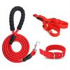 Dog Harness, Leash, Necklace, and Leash Set of 3