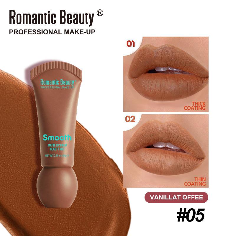 

Matte Soft Fog Lipstick Tinted Color-Boosting Lip Glaze Long-Lasting Easy to Color Lip Mud Brightening Lip Makeup 5