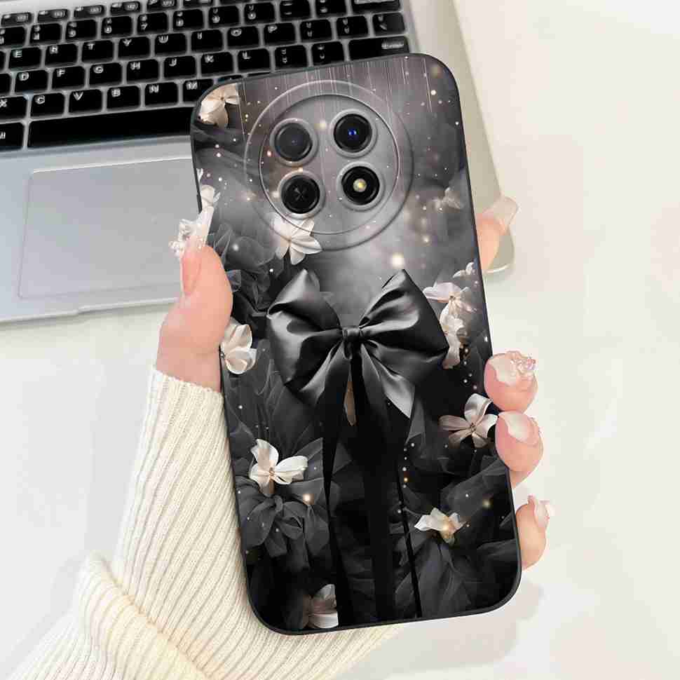 Für Huawei nova Y91 Hülle STG-LX1 Niedliches Cartoon-Kaninchen Weiche Silikonhülle Für Huawei Enjoy 60X STG-AL00 6,95" Schmetterlingsschale