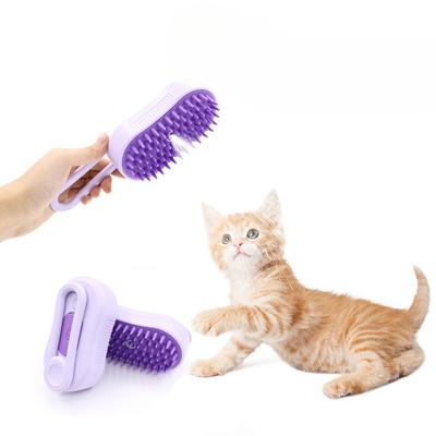 Evcil Hayvan Masajı Tüy Toplayıcı, Tek Tıklamayla Dökülen Tüylerin Temizlenmesi, Köpek Tüy Tarağı, Spreyli Tarak, Kedi Masaj Tarağı