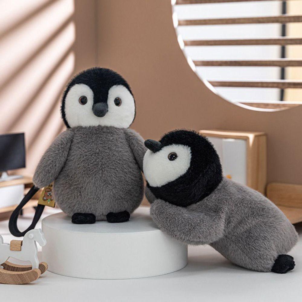 Stuffed Penguin Stuffed Pendant Cartoon Penguin Soft Pillow Penguin Plush Keychain  Kids Couple