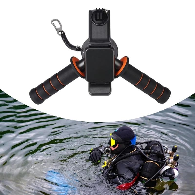 Ergonomic Waterproof Scooter Grip Portable Diving Scooter Handle Nonslip PVC Diving Boosters Handlebars Enduring