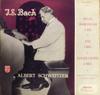 LP Record ALBERT SCHWEITZER  Bach Toccata Adagio And Fuge C Mi A01109L Philips Germany Classical Used