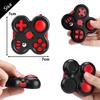 Leiasnow Fidget Pad, Stressabbau-Spielzeug mit Knöpfen, Angstlinderung, Raucherentwöhnung und Autismus (Grün Schwarz)