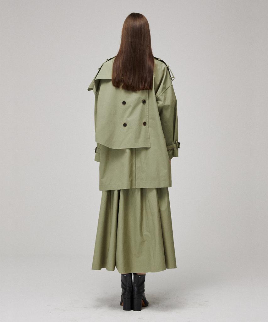 Meuameu Signature Trench Coat Dress