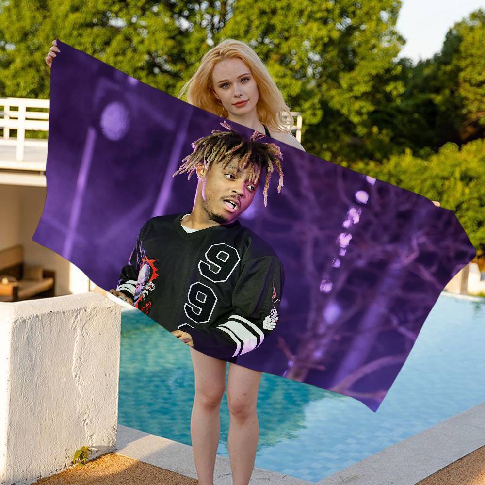 Rapper J-Juice WrldS Microfiber Blanket Quick Drying Beach Towels Oversized Printing Super Absorbent Pool Towel Blanket