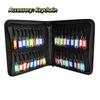 Waterproof Material Portable Key Storage Box Smooth Zipper Design Key Storage Pouch  Office Use