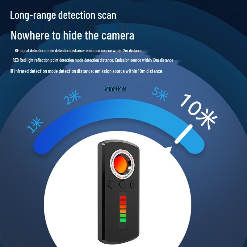 Smart Multi-Frequency Wireless Detector: Anti-Tracking, Anti-Eavesdropping, Anti-GPS Location