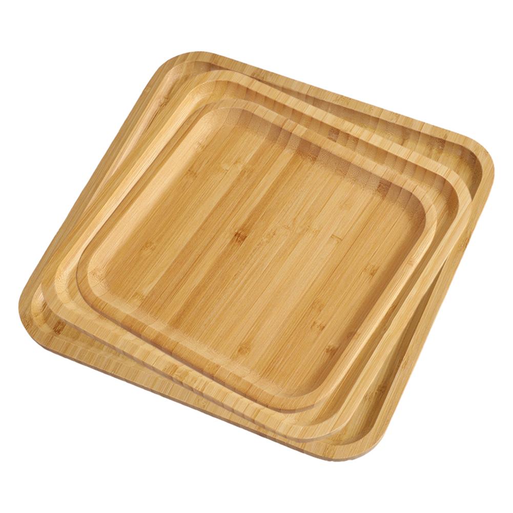 Kitchen Square Bamboo Serving Tray Tableware Tray Features