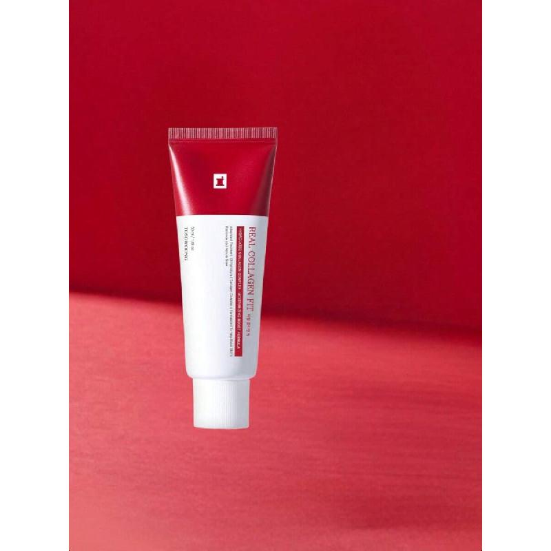Tosowoong Real Collagen Fit Hydrolyzed Collagen Wrapping Mask 50ml | Intense Hydrolyzed Collagen-Infused Peel Off Facial Mask