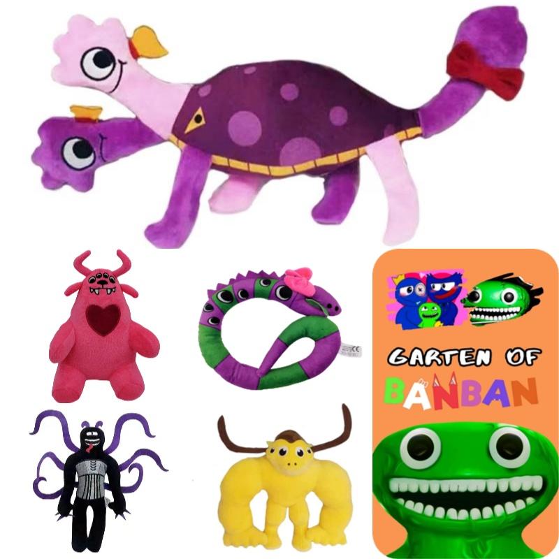 Garten Of Banban Plush Toy Super Soft Short Plush Yellow Four-eyed Muscle Bull Doctor Lady Big Bow Snake Dual-headed Red Turtle Blue Bull Frank