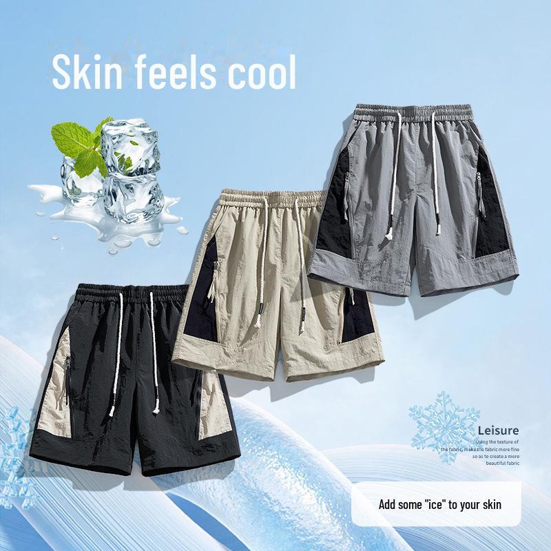 2024 Boys' Summer Waterproof Casual Five-Point Shorts - Lightweight and Loose Fit Sportswear