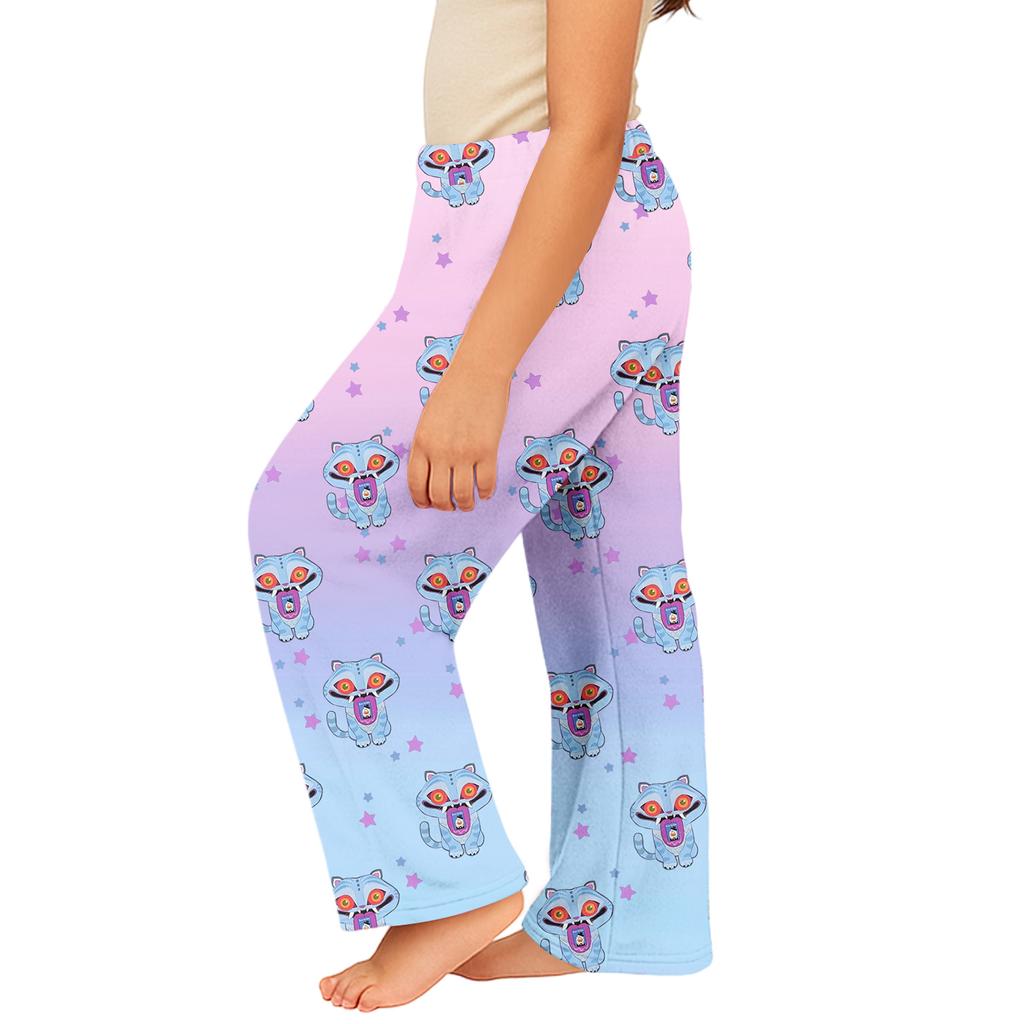 Children's Winter Pants Full Length Long Christmas Printed Pants
