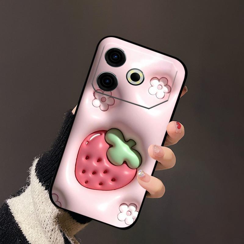 For Tecno Pova 6 Neo Case TPU Luxury Black Silicone Soft Phone Cases for Tecno Pova 6 Neo Portector Soft Cover Pova6 Neo Capa