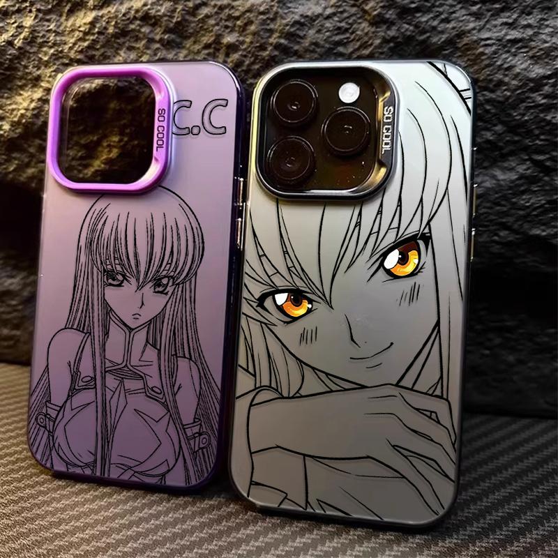 Anime Code Geass Cute C.C Phone Case for Samsung Galaxy A37 A57 A17 A07 A16 A06 A35 A15 A56 A54 A36 A34 A24 A26 4G 5G Cover
