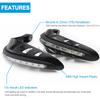 22mm Universal Motorcycle Hand Guards with Led Turn Signal Indicators Motocross Dirt Bike Hand Guards Protector for