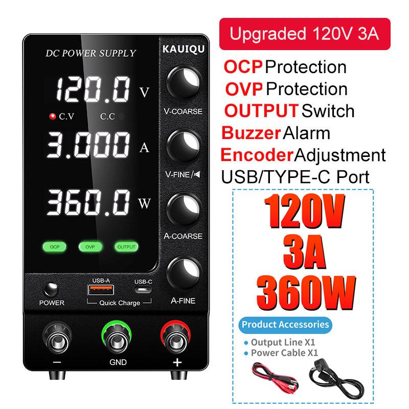 Tragbare Mini-Gleichstromversorgung Einstellbare Labor-Digitalanzeige-Netzteile Spannungsregler