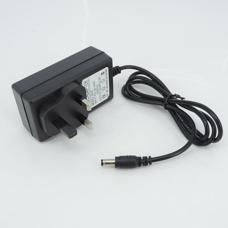 AC To DC 24V 24 Volt 2A 2000ma Power Supply Adapter Transformer Charger AU UK EU For Nail Dryer Art Phototherapy Lamp Light