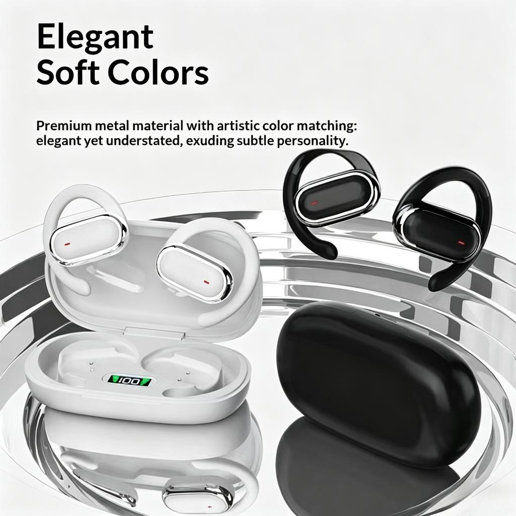 Xiaomi Bluetooth 5.3 OWS Earphones Ear Hook Design with Microphone and Smart LED Display Delivering Comfortable Wearing Great Audio