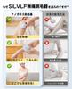[SILVLF] Painless Hair Removal Device, Exfoliating Nano Glass, Palm-Sized, Lightweight (Blue)