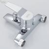 Brass Modern Wall Mounted Bathtub Shower Faucet Set Single Handle Bidet Rain Shower Mixer with Ceramic Valve Core Chrome Finish