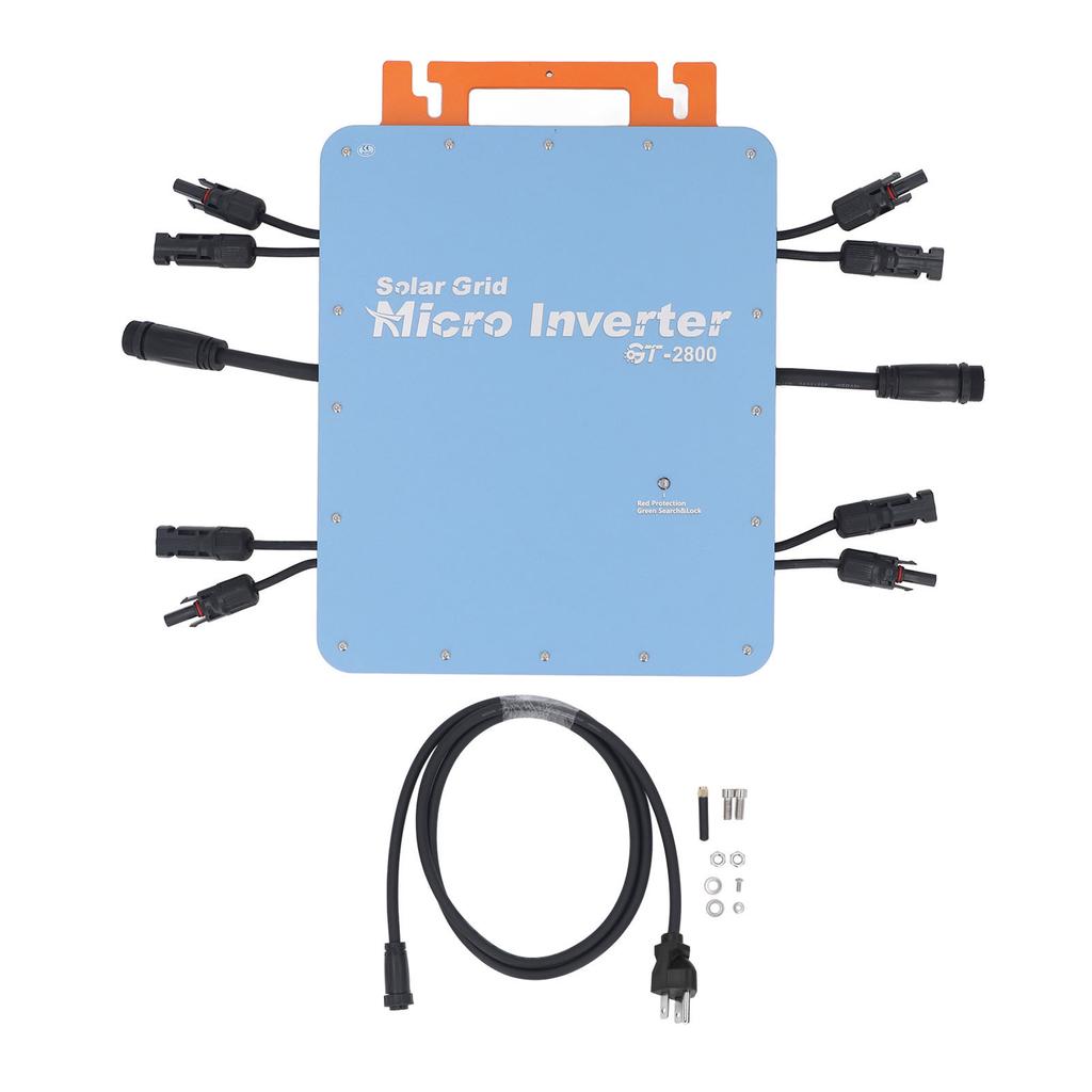 GT-2800W Solar Grid Tie Micro Inverter Panel Tie WIFI Control Single Phase with Color Shell 2800W