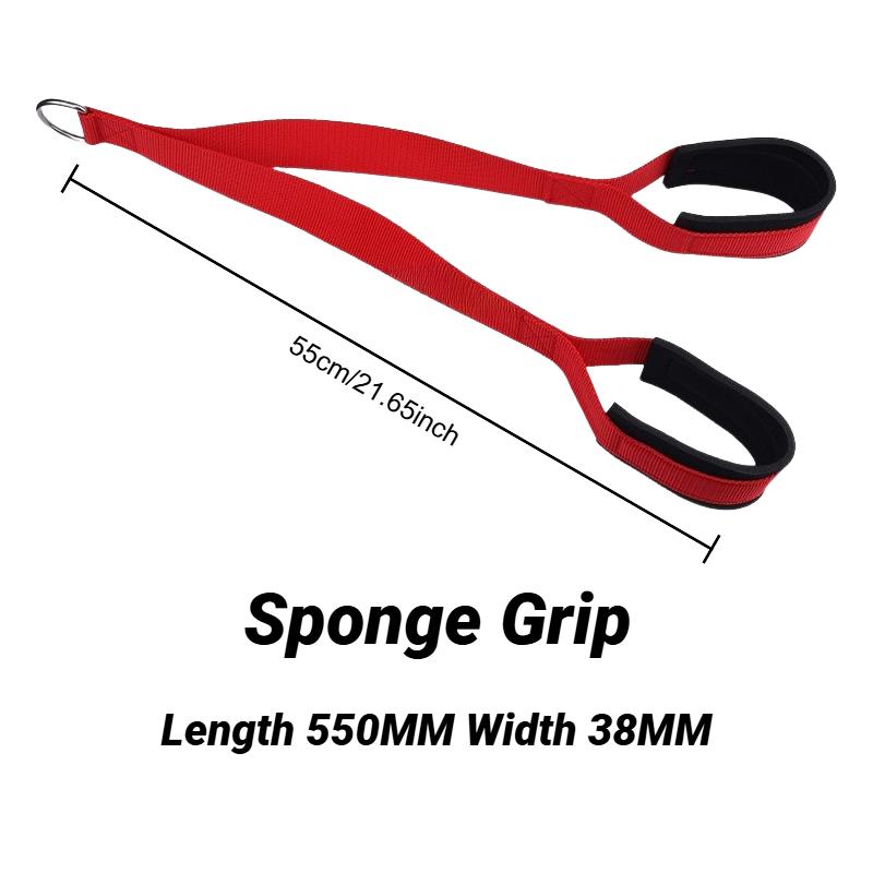 Durable And Safe Biceps Tricep Rope Cable Attachment Handles Pull Down For Professional Gym Gantry Back Trainer