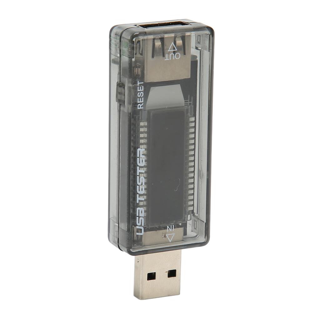 USB Charger Meter LCD Display Transparent Portable Current Voltage Charging Tester 3.5‑20V 0‑3.3A