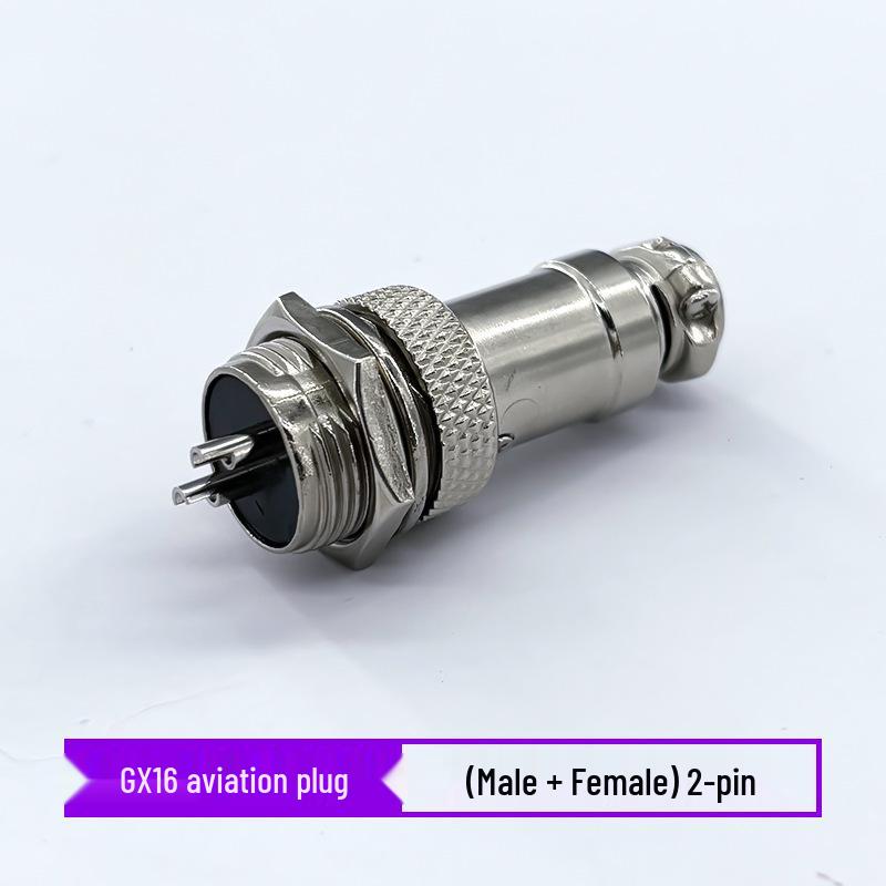 

GX16 Aviation Connector: Durable Male-Female Mating with Solid Copper Pins, High-Temperature Resistant.