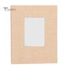 Linen Photo Album Fabric with 208 Pockets Slip-in Picture Albums Cover Memory Family Storage Book Front Window for Anniversary Vacation Wedding