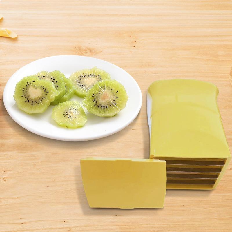 Stainless Steel Fruit Slicer, Egg & Strawberry Cutter, Banana & Vegetable Cutter, Kitchen Fruit Slicing Tool
