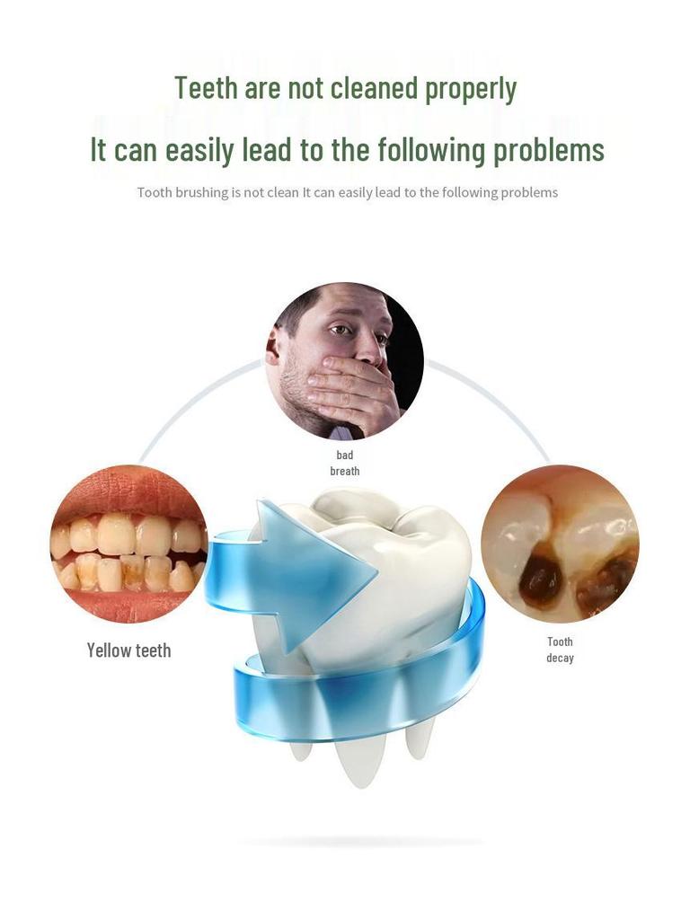 Automatyczna Wodoodporna Szczoteczka Soniczna w Kształcie U z Miękkim Silikonowym Włosiem