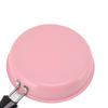 12cm Mini Frying Pan Stainless Steel Prevent Stick Induction Pot Round Breakfast Small Fry Egg Pan with Long Handle