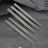 304 Stainless Steel Non-Slip Heat-Resistant Chopsticks - Six-Ring Design for Household and Commercial Use
