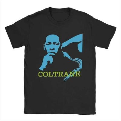 Casual John Coltrane T-Shirt Men Round Cotton T Shirt Short Sleeve Unisex T-Shirt