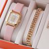 New Women'S Watch Non-Waterproof Square Diamond Surface Watch Bracelet Watch