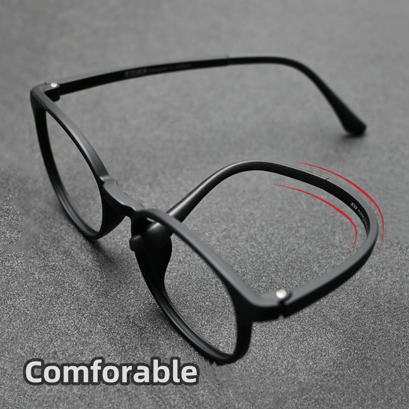 Ultralight TR90 Photochromic Reading Glasses Men Women Vintage Round Small Frame Myopia Optical Prescription Eyewear Comfortable