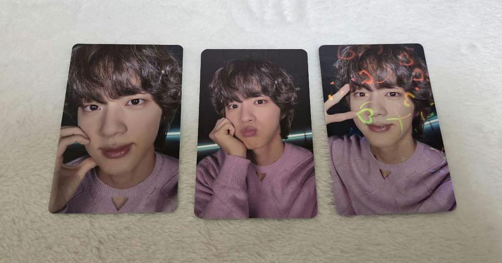 [USED] BTS THE ASTRONAUT Jin trading card set
