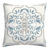 Federa cuscino geometrica lino blu lago bianco fodera cuscino divano decorazione casa può essere personalizzata per te 40x40 45x45 50x50 60x60