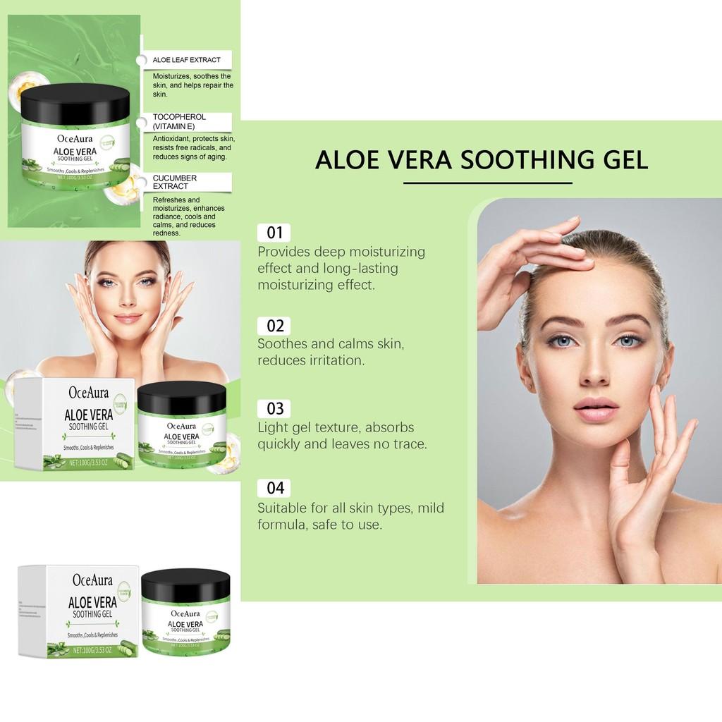 Moisturizing Aloe Vera Cucumber Gel For Hydrating And Refreshing Body Care