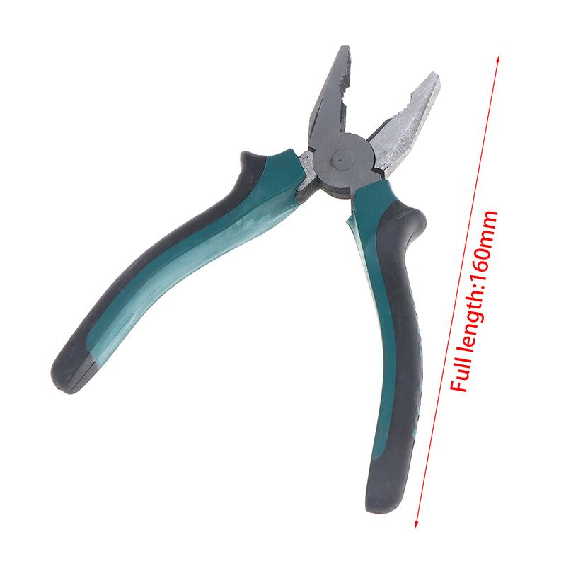 6/8 Inch Steel Wire Pliers Multifunctional Pointed Nose Pliers Diagonal Pliers Crimper Cutter Diy Multi-Tool Hand Tools
