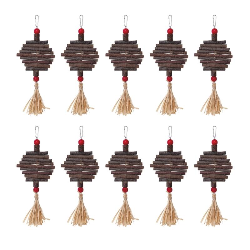 

Pet Bird Chew Toy Natural Cornhusk Beads for Cockatiel Conure Cockatoos Teeth Grinding Toy for Cage Bird 1