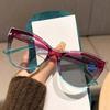Stylish Photochromic Myopia Glasses Women's Fashion Cat Eye Color Changing Eyeglasses Anti Blue Light Minus Sight  Eyewear -4.0