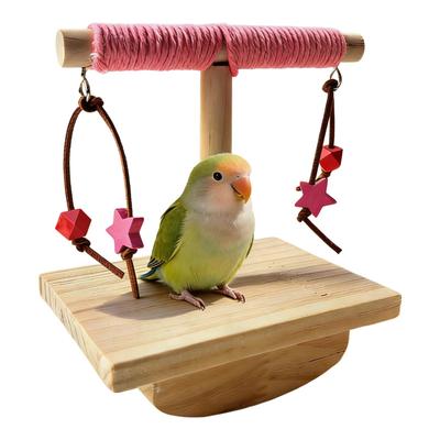 Natürliche Vogelstangen Holz Sitzstange für Wellensittich Trainingsständer Nymphensittich Beschäftigungsspielzeug Für Ara Konur Wellensittiche Haustiereltern Tierliebhaber