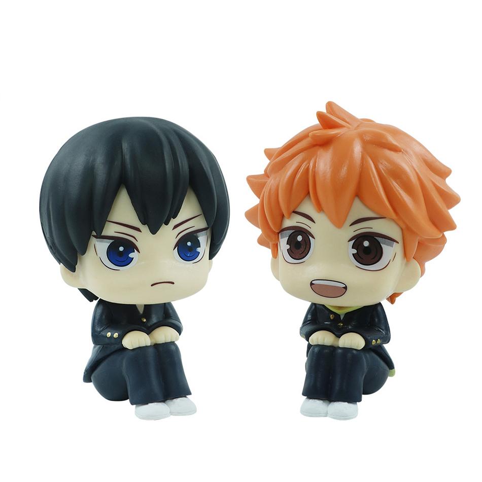 Anime Figures Haikyuu!! Shoyo Hinata Action Figures PVC Tobio Kageyama Toys for Children Collector Haikyu Model Birthday Gifts