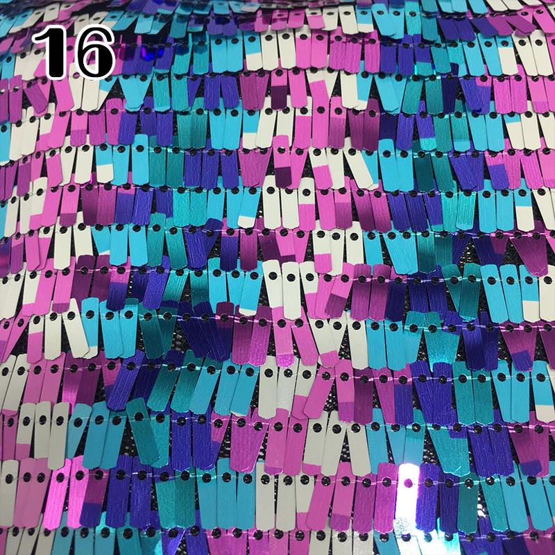 100x130cm Glitter Sparkly Fabric Iridescent Sequin Embroidery Mesh Fabric Stage Costume Party Evening Dress Decor Diy Material