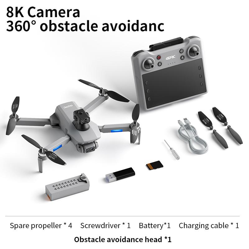 Drone Professionale F8 MAX GPS 2026 con Fotocamera 8K, Wi-Fi 5G, FPV, Evitamento Intelligente Ostacoli a 360°, Quadricottero Pieghevole con Schermo Grande, Motori Brushless, Giocattoli