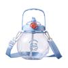 Cute pot belly cup kids outdoor water cup submarine with straw with portable space water bottle
