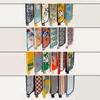 Striped Silk Scarf Imitation Long Diagonal Plaid Perfect For Spring Summer