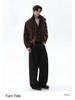 Men's Trendy Stand Collar Fake Two-Piece Workwear Jacket - 2026 Spring/Autumn Collection